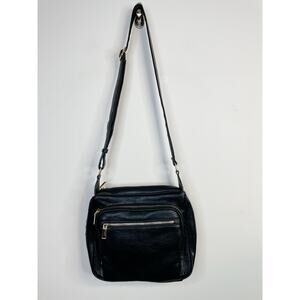 Jessie & James JessieJames Brooklyn Black Faux Leather Concealed Carry Purse Bag